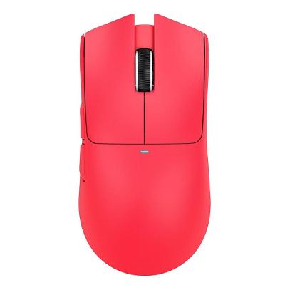 Mouse Gamer sem Fio Attack Shark X11 com Base de Carregamento Magnético RGB, Tri-Mode, 22.000 DPI, Sensor Óptico PAW3311, 5 Botões - Vermelho