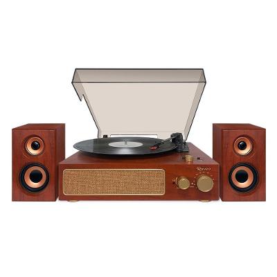 Vitrola Raveo Studio Plus, Bluetooth, USB, 50W, Marrom - 90-09029