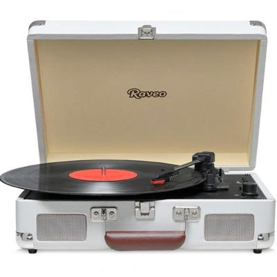 Toca Discos Raveo Vitrola Sonetto Chrome Sand, Bluetooth, USB, Branco - 90-08748