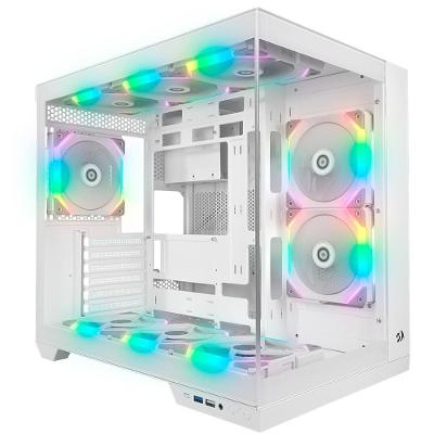Gabinete Gamer Redragon Wideload Pro, Mid Tower, ATX, Lateral em Vidro Temperado, Branco - CA-604W-PRO