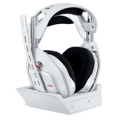 Headset Gamer Sem Fio Astro Gaming A50 LIGHTSPEED + Base Station (Gen 5) Com Tecnologia PLAYSYNC AUDIO, Bluetooth, Branco - 939-002229