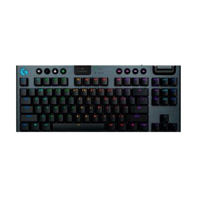 Teclado Mecânico Gamer Sem Fio Logitech G915 X Lightspeed, Design TKL RGB Lightsync, USB ou Bluetooth e Switch GL Tactile, Preto - 920-012715
