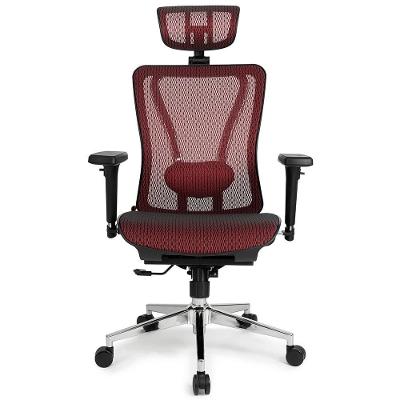 Cadeira de Escritório Ergonômica DT3 Moira, Até 150kg, Apoio de Cabeça e Braço 3D, Cilindro Classe 4, Red - 11216-1