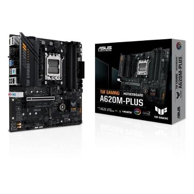 Placa-Mãe ASUS TUF GAMING A620M-PLUS, AMD AM5, mATX, DDR5, Preto - 90MB1EZ0-M0EAY0
