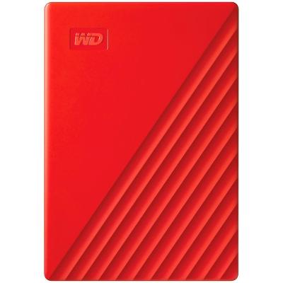 HD Externo WD 4TB My Passport, USB 3.0, Vermelho - WDBPKJ0040BRD-WESN