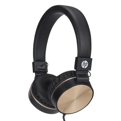 Headset Dobrável HP DHH-1206, P2, Driver 50mm, Preto e Dourado - 8YJ97AA