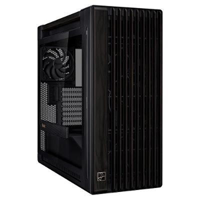 Gabinete ASUS PROART WOOD EDITION PA602, Mid Tower, E-ATX, Lateral em Vidro Temperado, Preto - 90DC00J0-B00010