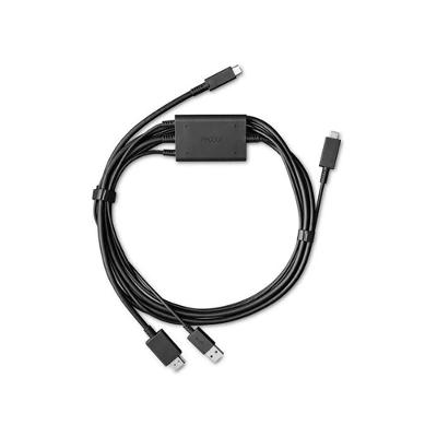 Cabo de Alimentação para Wacom One 12/13T, 3 em 1, 2.0M, Preto - ACK4490602Z