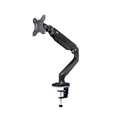 Suporte de Mesa Articulado Gamer para Monitor de 17" a 35" PIX, com Pistão a Gás e HUB USB-C/A, RGB, Preto - PX-GG9-S