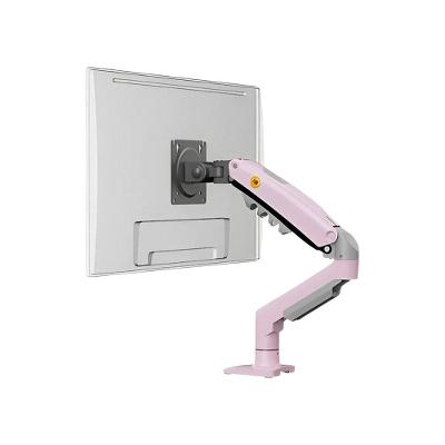 Suporte de Mesa Articulado para Monitor de 17" a 30" North Bayou, Ajustes com Pistão a Gás, Rosa - F80-XJ NB