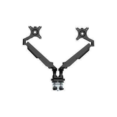 Suporte de Mesa Articulado para 2 Monitores de 17" a 32" FlexiSpot MA8D2, Ajustes com Pistão a Gás, VESA, Preto - MA8D2B