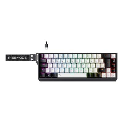 Teclado Mecânico Gamer Rise Mode GM1 Pro, ARGB, Magnético OTK PRO, USB-C, Preto - RM-TCM-GM1M-PRO-B