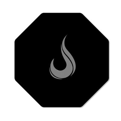 Tapete Gamer Rise Mode, Preto, 100x100cm - RM-TPG-02-B