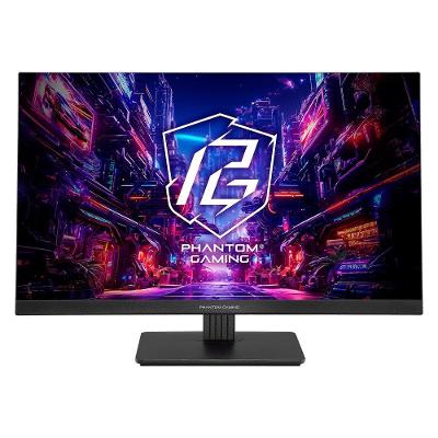 Monitor Gamer ASRock Phantom 27", FHD, 180Hz, 1ms, IPS, FreeSync Premium, HDR 400, DisplayPort e HDMI, Preto - PG27FFT1B