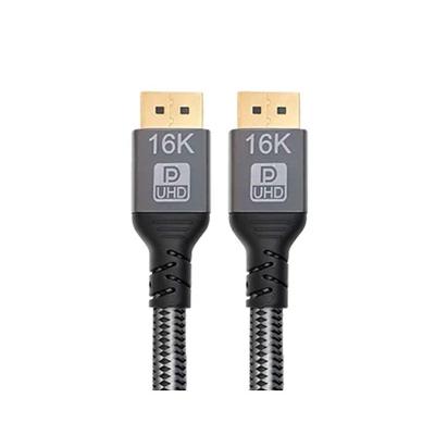 Cabo DisplayPort Storm Tech, 2.1, 16K 60Hz, Plugs de Metal, 2 Metros, Preto - CBDP0013