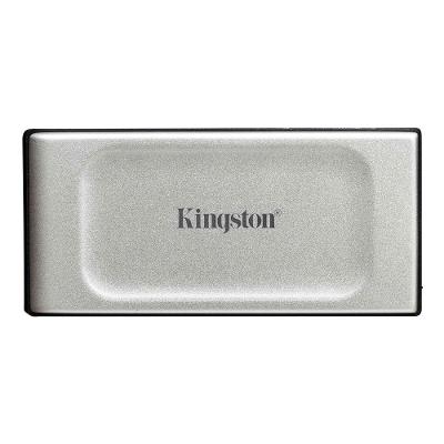 SSD Externo Kingston XS2000, 2TB, USB 3.2 Gen 2x2, Portátil, Leitura: 2000 MB/s, Gravação: 2000 MB/s, Prata - SXS2000/2000G
