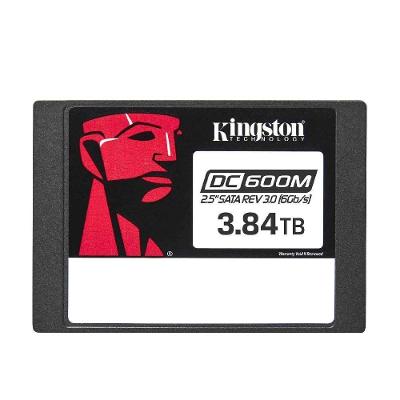 SSD Kingston DC600M Mixed-Use, 3.84 TB, SATA III, 2.5", Leitura: 560 MB/s, Gravação: 530 MB/s, para Servidor, Preto - SEDC600M/3840G