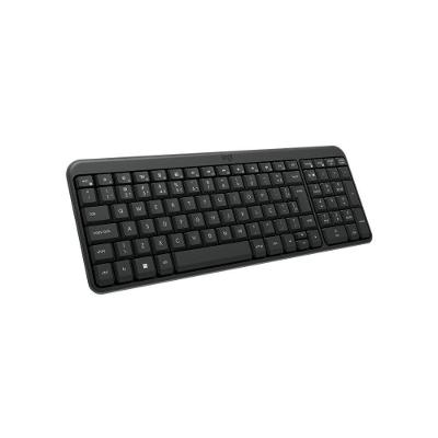 Teclado Sem Fio Logitech K250 Compacto, Teclado Numérico, Bluetooth, Resistente a Derramamentos, ABNT2, PC/Mac, Grafite - 920-013448