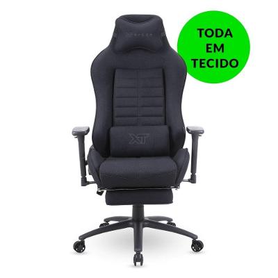 Cadeira Gamer XT Racer Platinum W Style NR17, Até 120kg, Regulagem em três dimensões, Sistema Relax, Preto - XTR-070