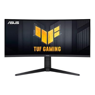 Monitor Gamer Curvo ASUS TUF 34", WQHD, 180Hz, 1ms, FreeSync, Altura Ajustável, Som Integrado - VG34VQL3A