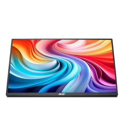 Monitor Portátil Acer PM161Q, 15.6"" Full HD, IPS, 60Hz, com Som Embutido, HDMI e USB-C, HDR10, Preto - PM161Q