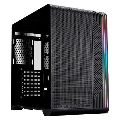 Gabinete Gamer 1STPLAYER VT7, Mid Tower, ATX, Lateral em Vidro Temperado, Sem Fan, Preto - VT7-BK