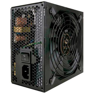 Fonte C3Tech PS-G600B, 600W, 80 Plus Bronze, PFC Ativo, Sem Cabo, Preto - PS-G600B