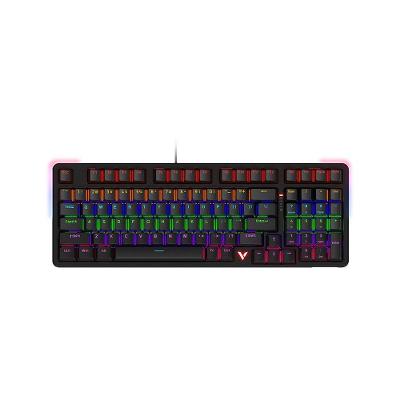 Teclado Mecânicos Gamer Rapoo V500PRO-98, Iluminação Personalizável e Anti-Ghosting Completo, Preto - V500PRO-98