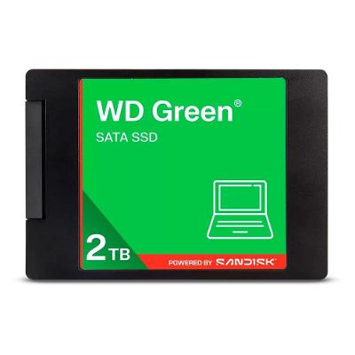 SSD WD Green SATA, 2TB, 2.5", Leitura: 545MB/s, Gravação: 460MB/s - WDS200T5G0A