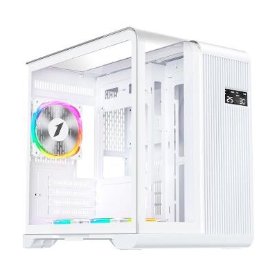 Gabinete Gamer 1STPLAYER RT5, Mid Tower, ATX, Lateral em Vidro Temperado, Branco - RT5-WH