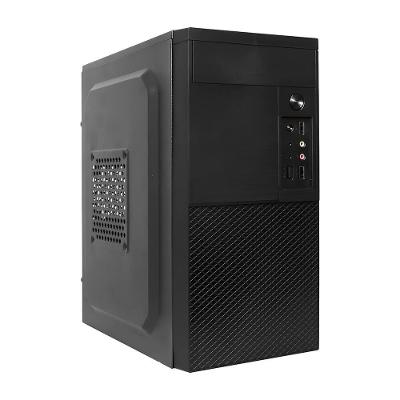 Gabinete Bluecase BG-2001, Mid tower, Com fonte 200W, 2 USB Frontal, Micro ATX e Mini ITX, com Fonte, Sem FANs, Preto - BG-2001BX