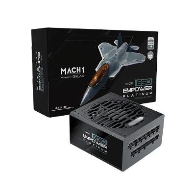 Fonte MACH1 EMPOWER, 850W, 80 Plus Platinum, Modular, PFC Ativo, Preto - 850EMPOWER