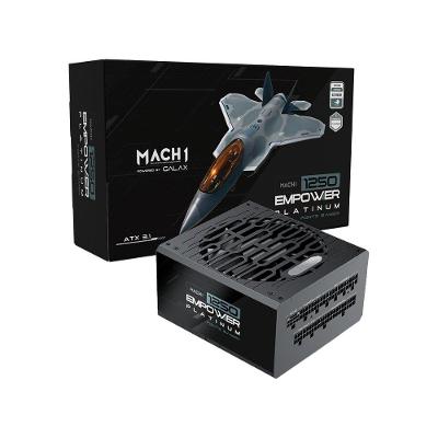 Fonte MACH1 EMPOWER, 1250W, 80 Plus Platinum, Modular, PFC Ativo, Preto - 1250EMPOWER