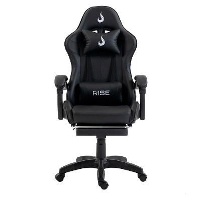 Cadeira Gamer Rise Mode X06, Ângulo Ajustável, Até 120Kg, Apoio Para os Pés Retrátil, Preto - RM-CG-X06-BK