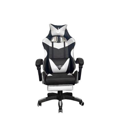 Cadeira Gamer Rise Mode X06, Ângulo Ajustável, Até 120Kg, Apoio Para os Pés Retrátil, Preto e Branco - RM-CG-X06-BW
