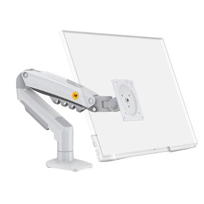Suporte de Mesa Articulado para Monitor de 17" a 32" North Bayou, Ajustes com Pistão a Gás, Branco - F80-XE