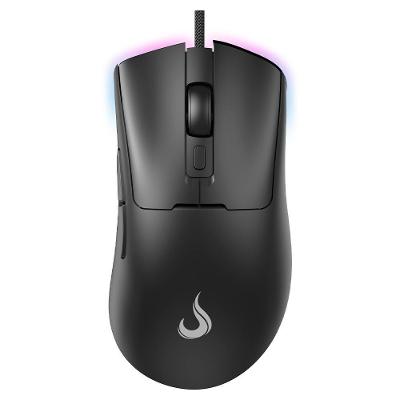 Mouse Gamer Rise Mode G1 Pro Black RGB, 12000 DPI, 8 Botões, Preto - RM-MG-01-FB