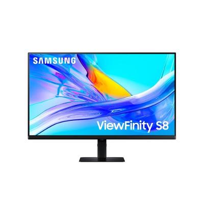Monitor Profissional Samsung ViewFinity S8 32", 4K, 60Hz, 5ms, IPS, DisplayPort e HDMI, HDR, Ajuste de Altura, Preto - LS32D800UBLXZD