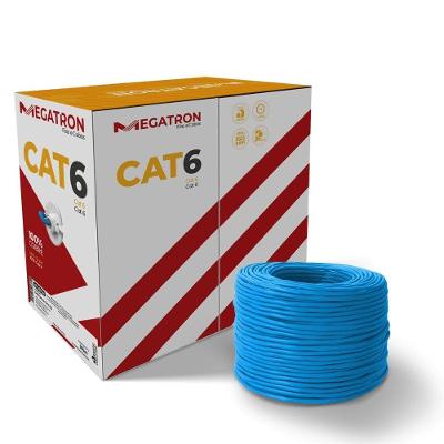 Cabo de Rede Megatron LAN 4PX23AWG, CX, CAT6, 305m, Azul - 2387