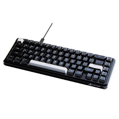 Teclado Magnético Gamer Attack Shark X65 HE, Rapid Trigger, 8000Hz, 0.01mm, Business Black, Preto - AS-X65HE-BB
