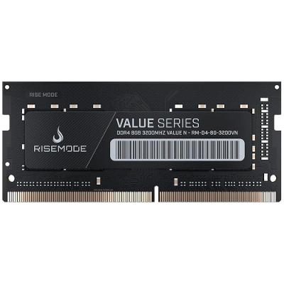 Memória para Notebook Rise Mode Value, 8GB, 3200MHz, DDR4, CL22, Preto - RM-D4-8G-3200VN