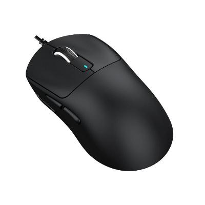 Mouse Gamer com Fio Attack Shark X3, 12.800 DPI, 6 Botões Programáveis - Preto