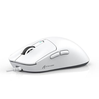 Mouse Gamer com Fio Attack Shark X3, 12.800 DPI, 6 Botões Programáveis - Branco