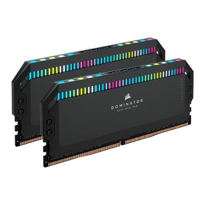 Memória RAM Corsair Dominator Platinum, RGB, 32GB (2x16GB), 6000MHz, DDR5, CL36, para Intel XMP, Preto - CMT32GX5M2E6000C36