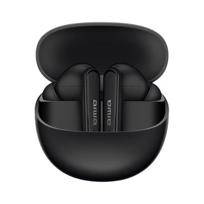 Fone De Ouvido AIWA Earbud, Bluetooth 5.4, IPX4 ANC, Preto - AWS-EB-04-B