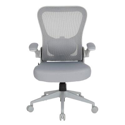 Cadeira de Escritório Ergonômica DT3 Vita Grey Frame, Até 120Kg, Reclinável, Cilindro de Gás Classe 4, Malha, Cinza - 14558-3