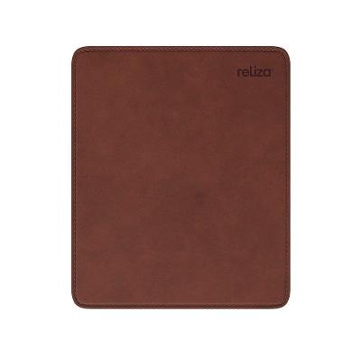 Mousepad Reliza, Retangular, Pequeno, 210x175mm, Courino Marrom - 10019
