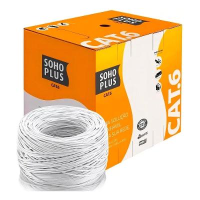 Cabo de Rede CAT.6 Furukawa SOHOPLUS, 305 Metros, Branco - 23400199
