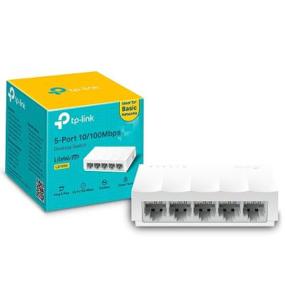 Switch de Mesa TP-Link 5 Portas 10/100Mbps - LS1005