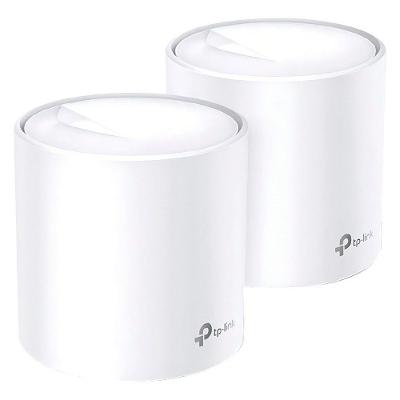 Roteador TP-Link Deco Mesh X20 Wi-Fi 6, AX1800, 5 GHz, WAN/LAN Gigabit, 2 Antenas Internas, 2 Peças, Branco - DECO X20(2-PACK)